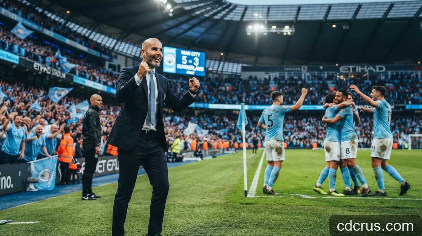 Man City đại thắng 5-3 trước Sunderland: Enzo Maresca và lời khẳng định đanh thép tại Etihad