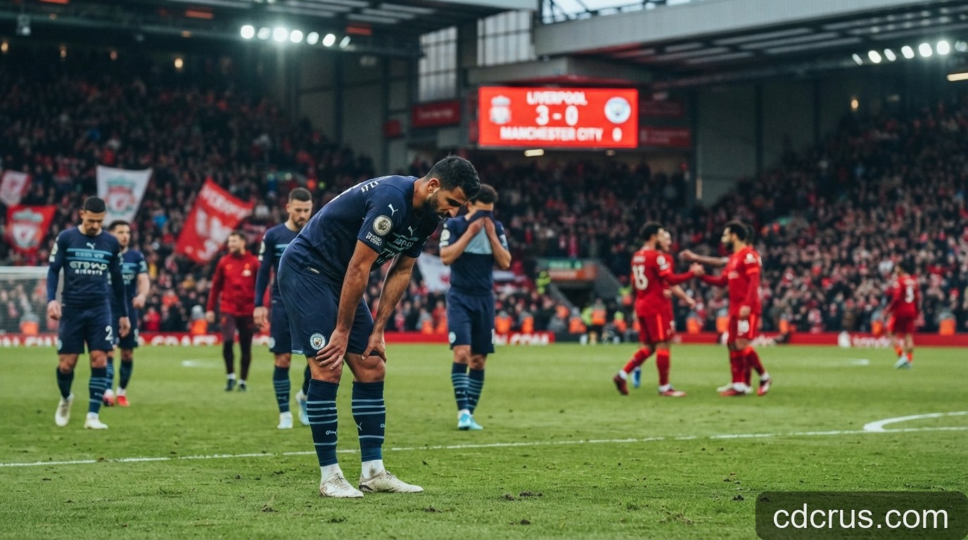 Man City đại bại tại Anfield: Liệu đế chế của Pep Guardiola đang thực sự lung lay?